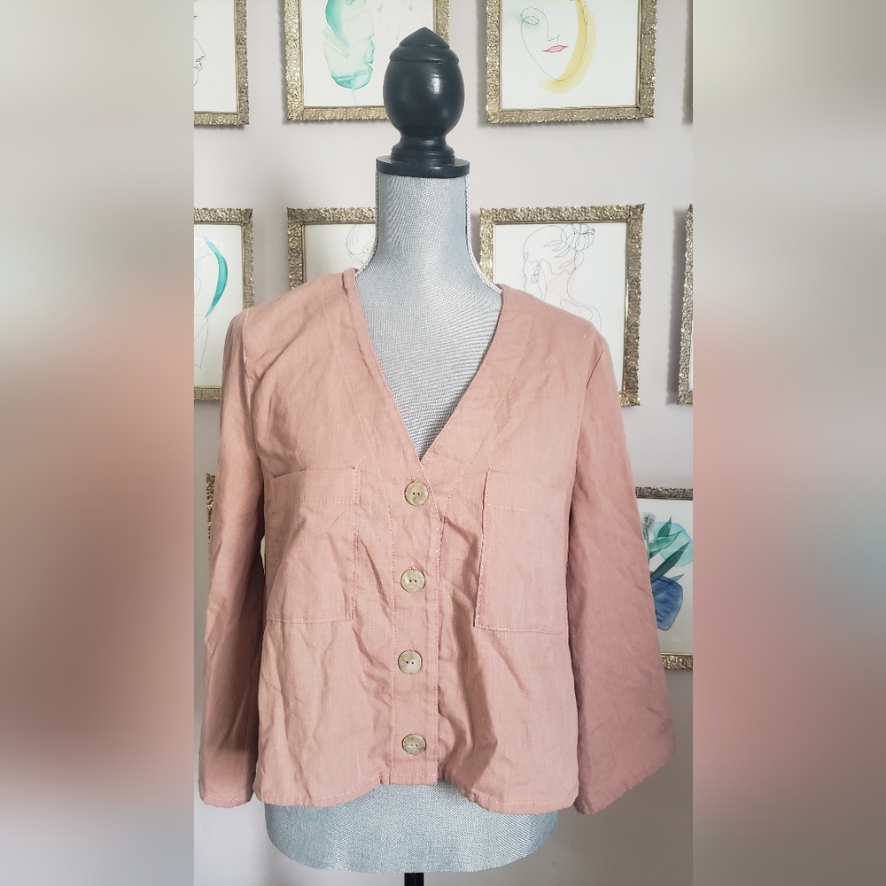 Light pink blouse
